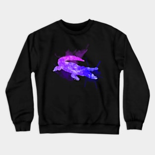 Crocodile Watercolor Spirit Crewneck Sweatshirt